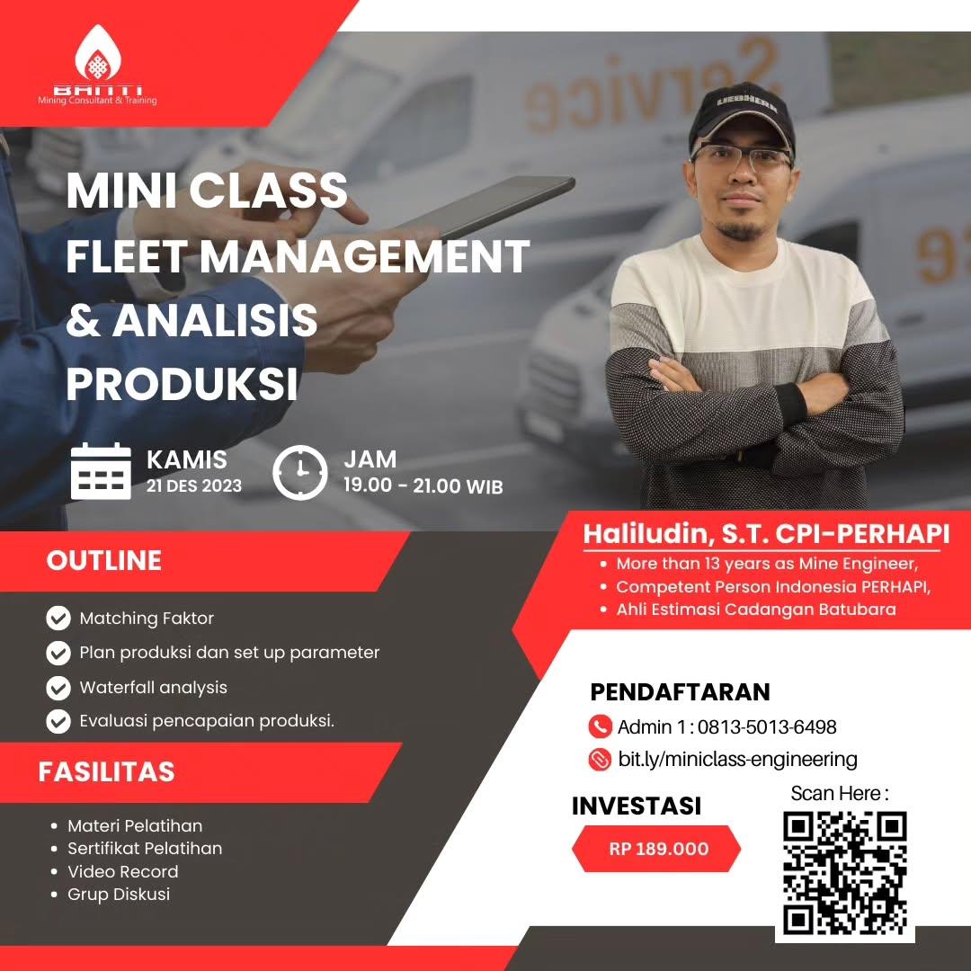 [Miniclass] Fleet Management & Analisis Produksi