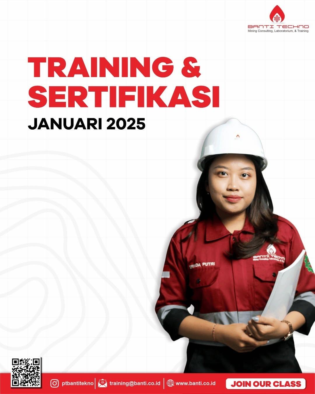 Awali tahun 2025 dengan langkah maju! 🚀 Ikuti Training & Sertifikasi spesial Januari dan raih skill serta pengakuan profesional yang Anda butuhkan.