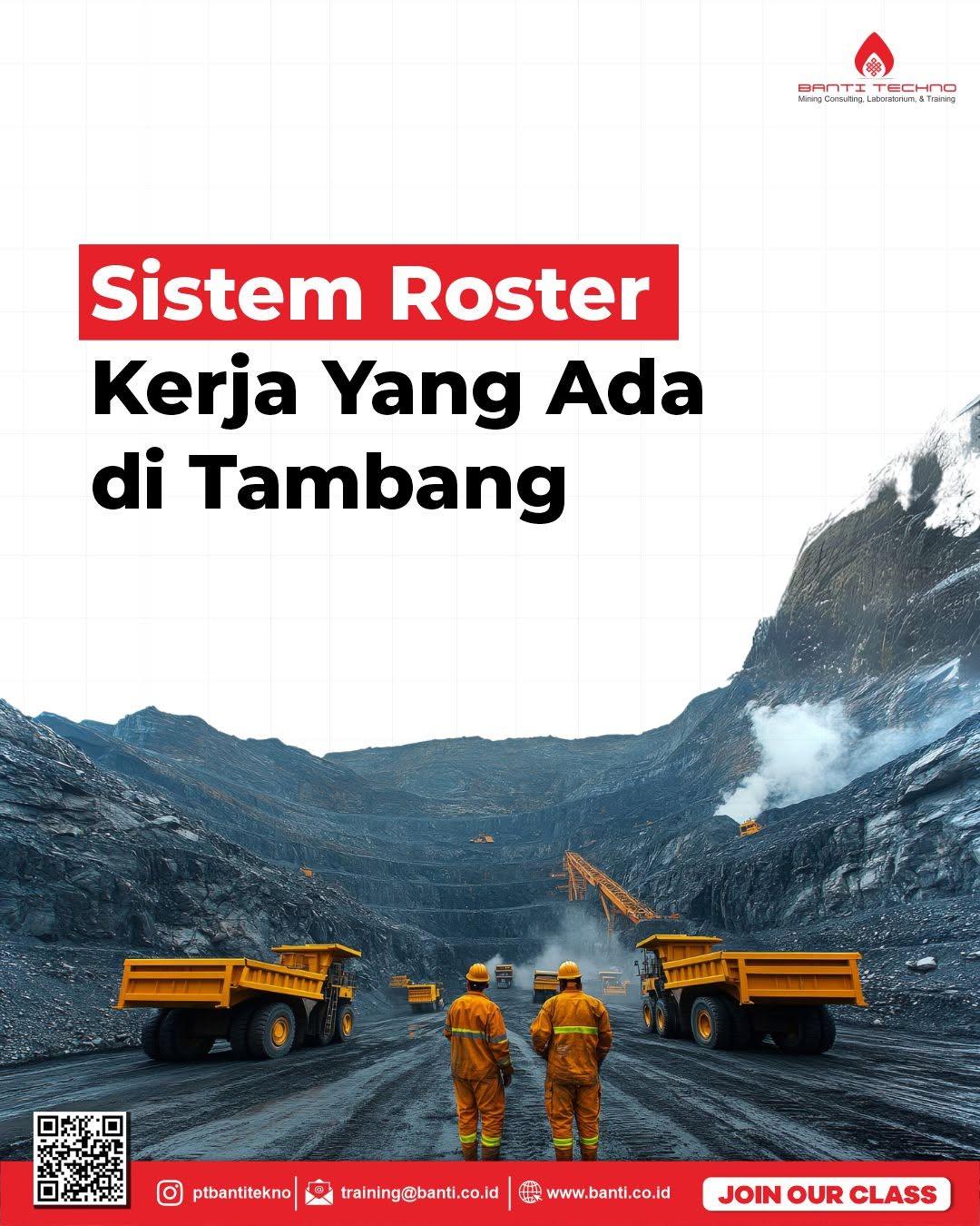 Sistem Roster Kerja di Tambang: Kerja Keras, Istirahat Cerdas! 🏗️✨