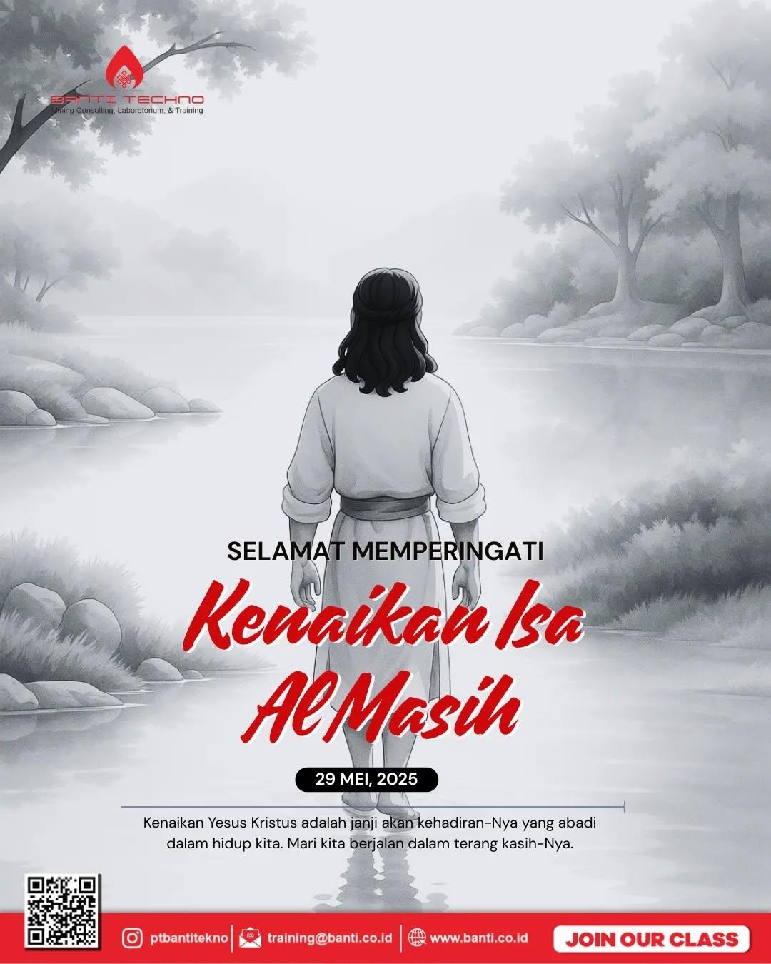 "Selamat memperingati Kenaikan Isa Almasih.