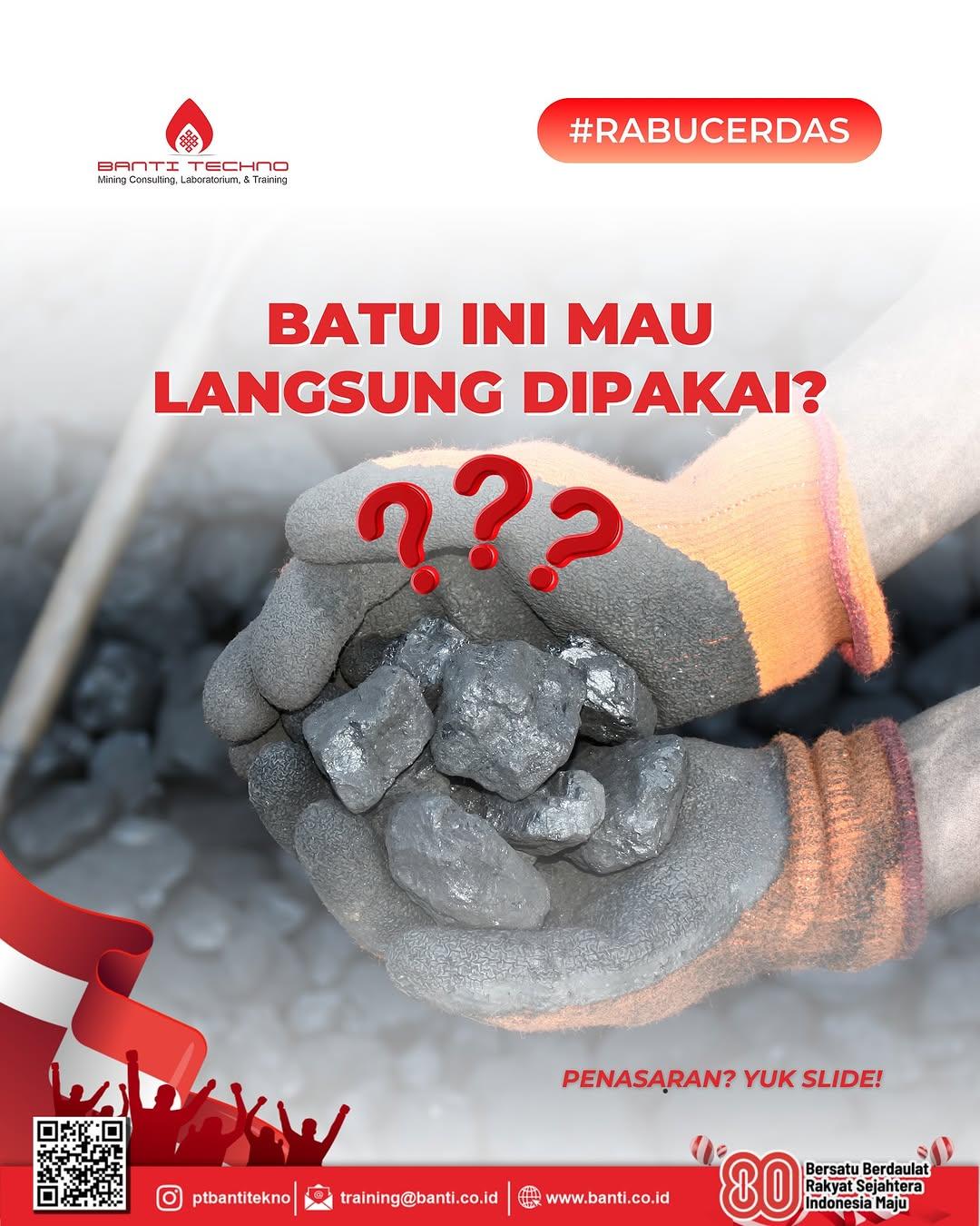 Kalau ketemu batu atau batubara, kira-kira bisa langsung dipakai belum ya? 👀