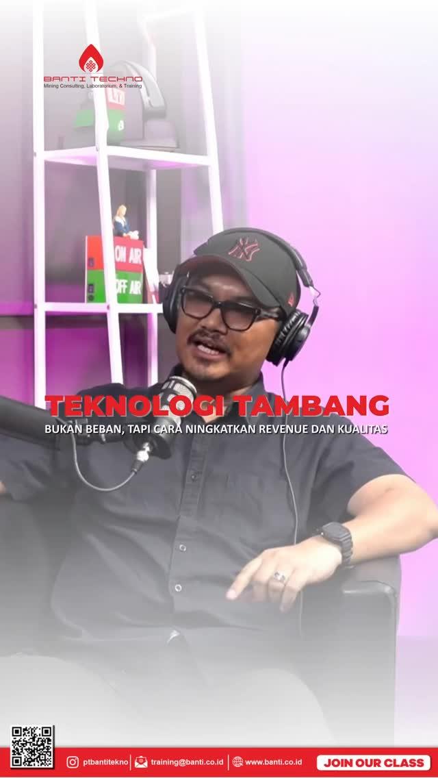 Teknologi tambang itu investasi, bukan beban.