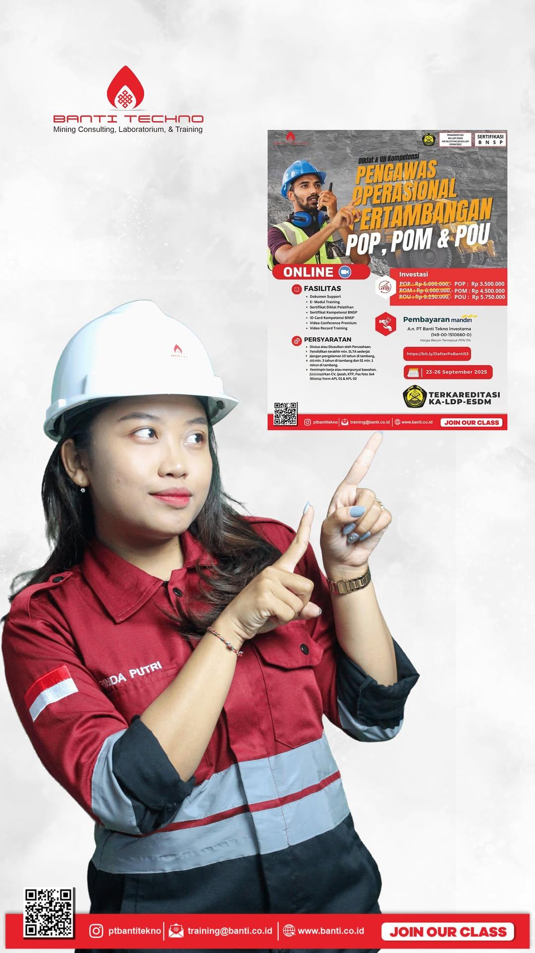 Sudah siap jadi pengawas operasional bersertifikat? 🔥