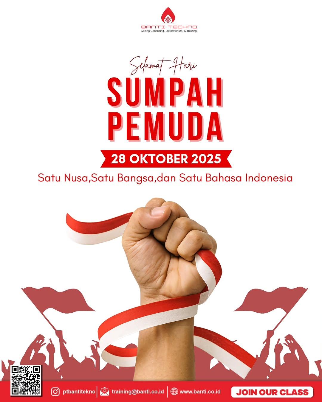 Semangat pemuda adalah energi kemajuan bangsa.